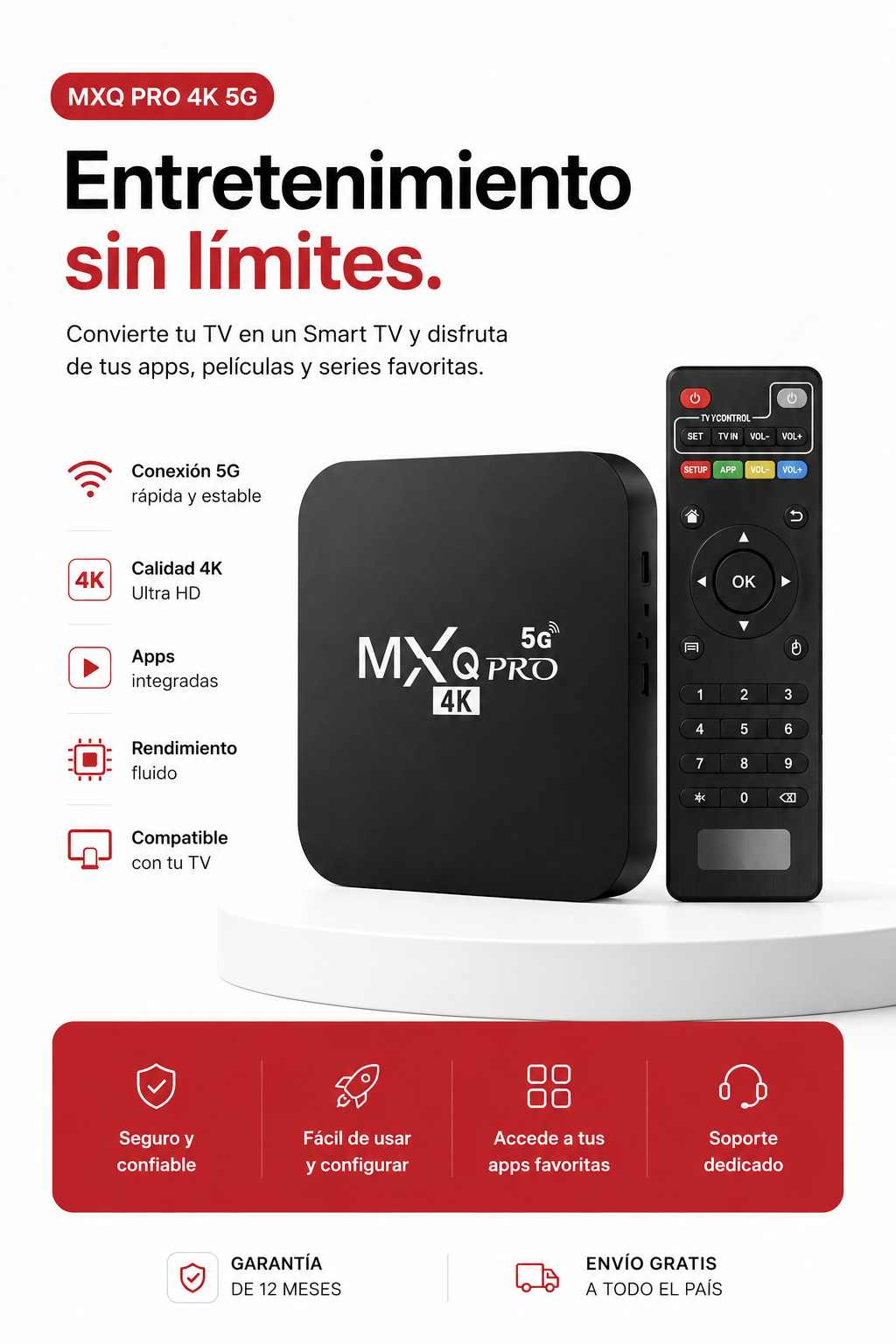 TV BOX 2 GB 16 RAM